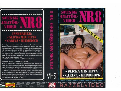 Sv. Amatörvideo  Nr  8  Instick  VHS